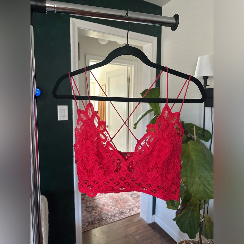 Free People - Adella Bralette - red